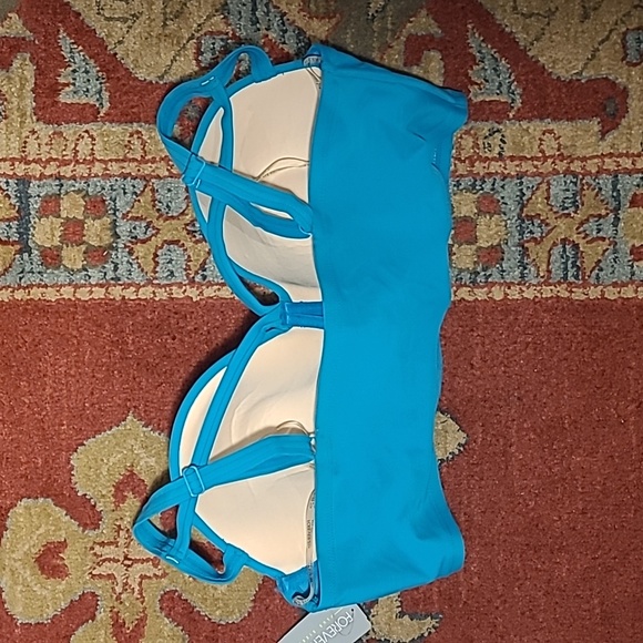 NWT FOREVER 21 PLUS SIZE TURQUOISE BLUE BIKINI - Picture 6 of 8